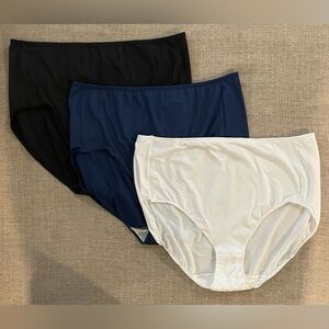 Hanes Plus Size Panties Briefs Underwear Women's US Size 3XL 3 Pack